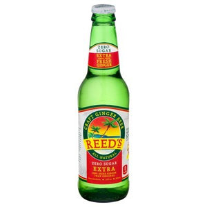 Reeds Extra Zero Sugar Ginger Beer 6/4/12 Oz [UNFI #28733] T