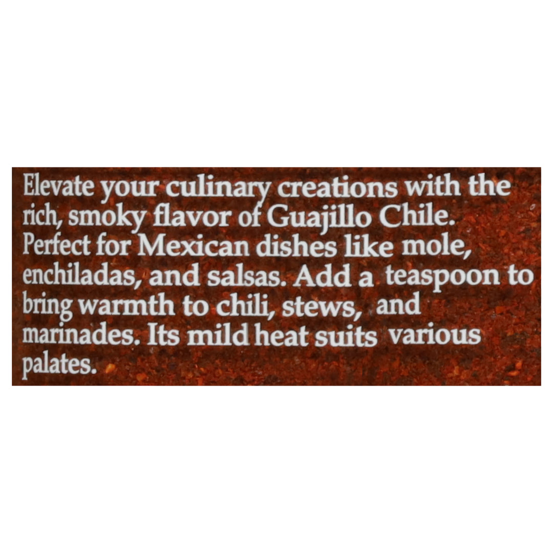Morton & Bassett Seasoning Guajillo Chile 3/2.2 Oz [UNFI #39377]
