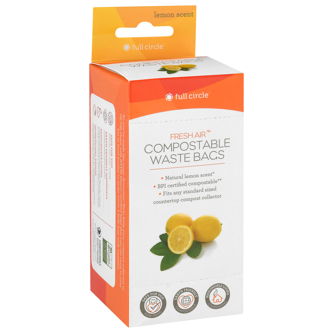 Full Circle Home Composte,Wast Bags Lemon 6/25 Ct [UNFI #30134] T