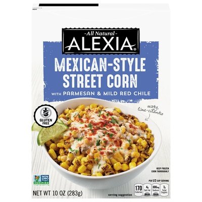 Alexia Mexican Style Corn 8/10 Oz [UNFI #71555]