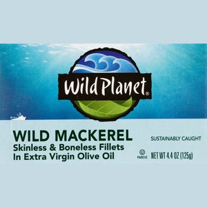 Wild Planet Wild Mackerel Fillets In Evoo 12/4.4 Oz [UNFI #22027]