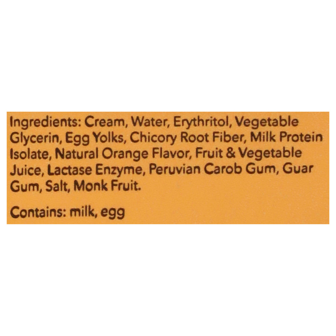 Rebel Ice Cream Orange Cream 8/1 Pint [UNFI #66788]