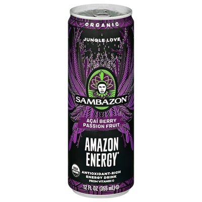 Sambazon Amazon Energy Jungle Love 12/12 Oz [UNFI #52625] T