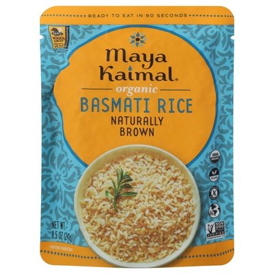 Maya Kaimal Basmati Rice Naturally Brown 6/8.5 Oz [UNFI #39041]