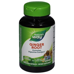 Natures Way Ginger Root 100 Cap [UNFI #86279] T