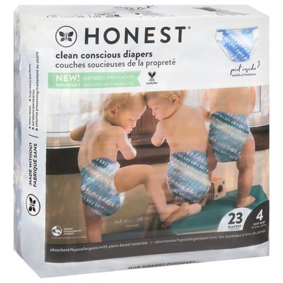 The Honest Co Diapers Tie-Dye For Size 4 23 Ct [UNFI #89904]