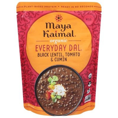 Maya Kaimal Black Lentils And Tomoato 6/10 Oz [UNFI #66925]