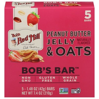 Bobs Red Mill Peanut Butter Jelly Oats 6/7.4 Oz [UNFI #21843]