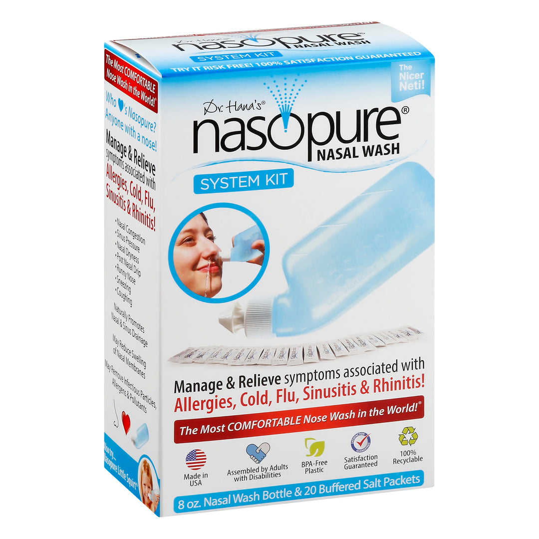 Nasopure Nasal Wash System Kit 8 Oz [UNFI #42585] T
