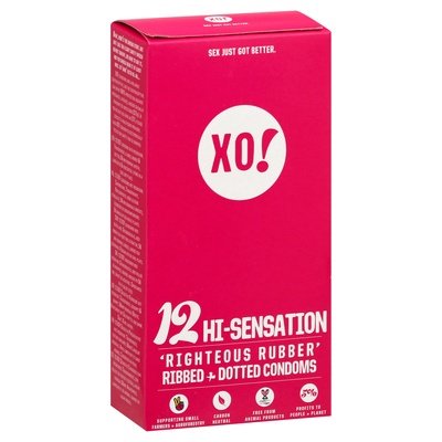 Xo! Condoms,Hi-Sensation 8/12 Ct [UNFI #67213] T