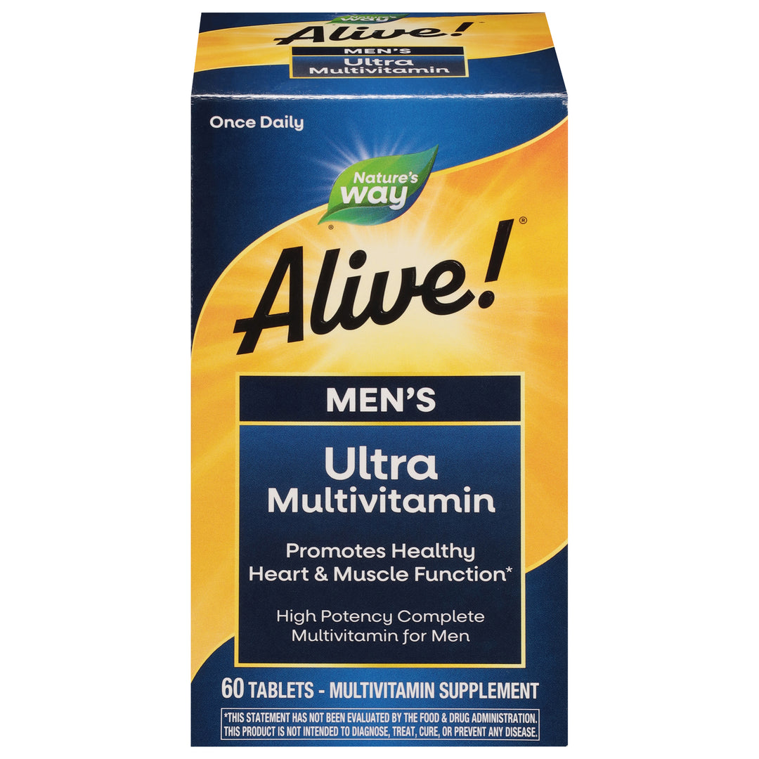 Natures Way Alive Once Daily Men 60 TAB [UNFI #84290] T