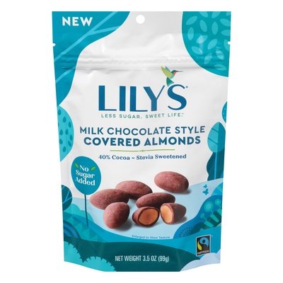 Lilys Milk Chocolate Covered Almond 12/3.5 Oz [UNFI #30840]
