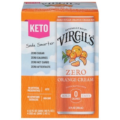 Virgils Orange Cream,Can 6/4/12 Oz [UNFI #19416] T