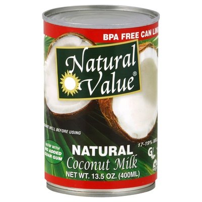 Natural Value Coconut Milk 12/13.5 Oz [UNFI #35598]