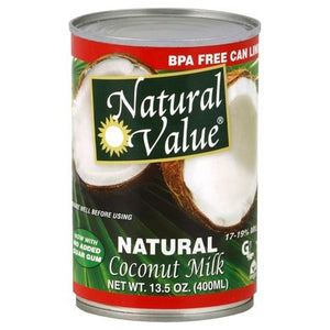 Natural Value Coconut Milk 12/13.5 Oz [UNFI #35598]