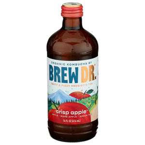 Brew Dr Kombucha Crisp Apple Kombucha Og2 12/14 OZ [UNFI #06612]