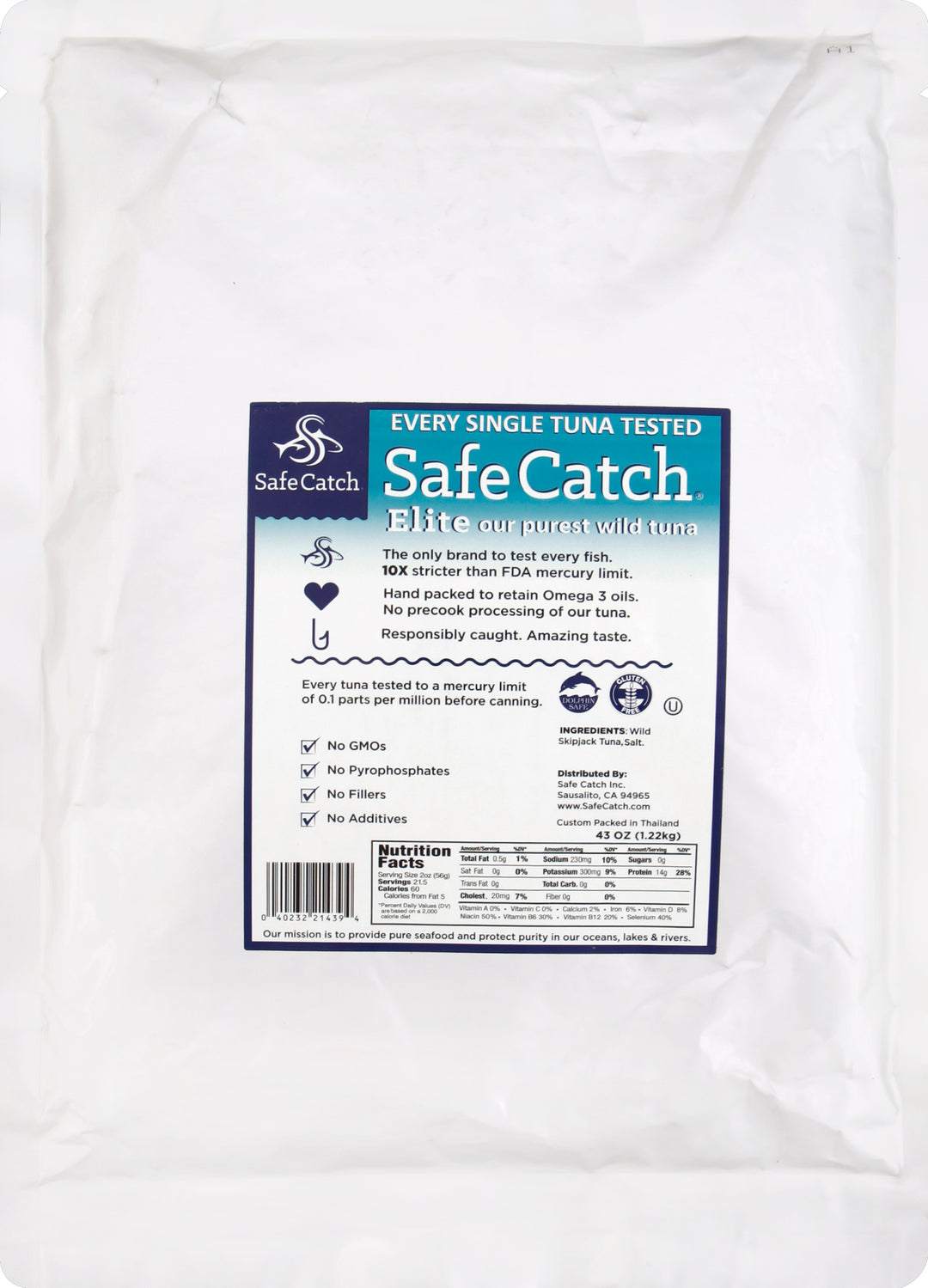 Safe Catch Elite Wild Tuna Fs 6/43 Oz [UNFI #14130]
