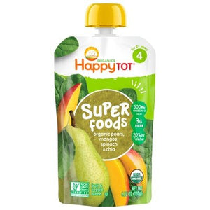 Happy Tot Spinach Mango & Pear 16/4.22 Oz [UNFI #01644]