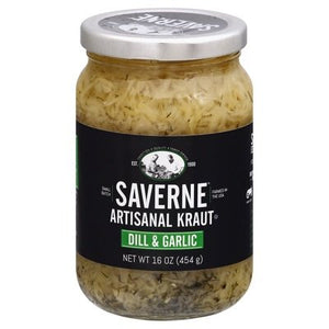 Saverne Dill Garlic Kraut 6/16 Oz [UNFI #10216]