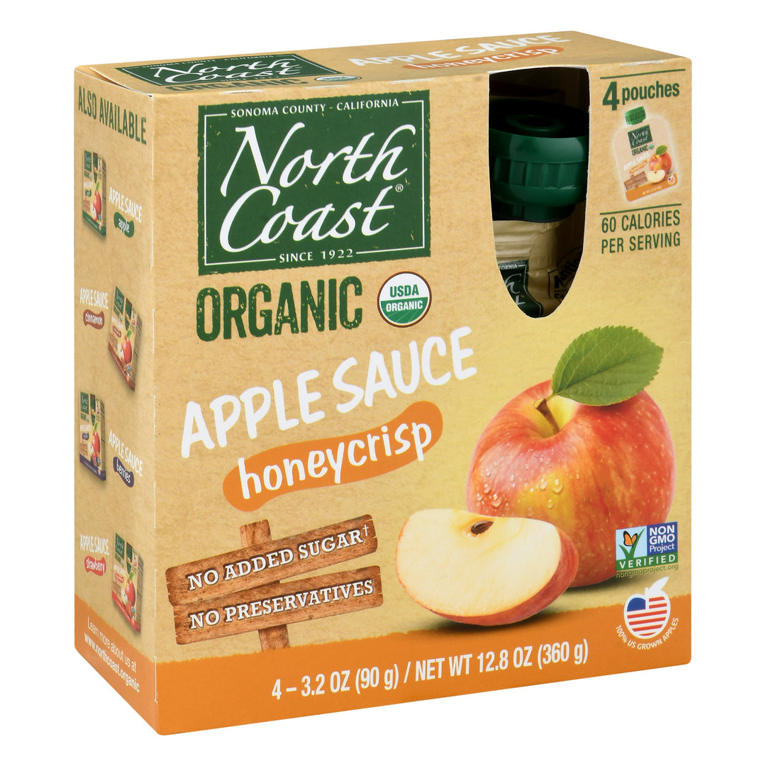 North Coast Honeycrisp Apple Sauce Pouch 6/4/3.2 Z [UNFI #04624]