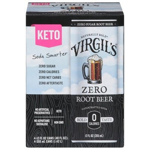 Virgils Root Bear Soda Can 6/4/12 Oz [UNFI #89523] T