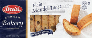 Streits Plain Mandel Passover 12/6 OZ [UNFI #83678]