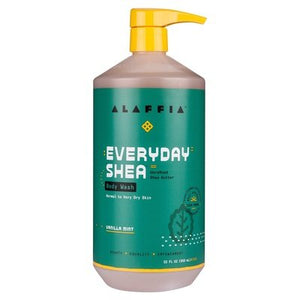 Alaffia Shea Body Wash Vanilla 32 Oz [UNFI #03828] T
