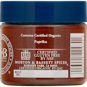 Morton & Bassett Smoked Paprika,Spice 3/1.1 Oz [UNFI #40066]