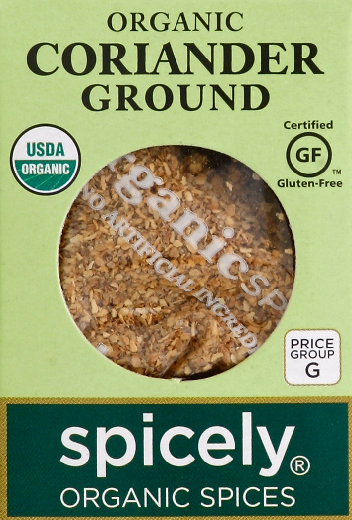 Spicely Organics Coriander Ground Og2 6/.45 OZ [UNFI #14276]