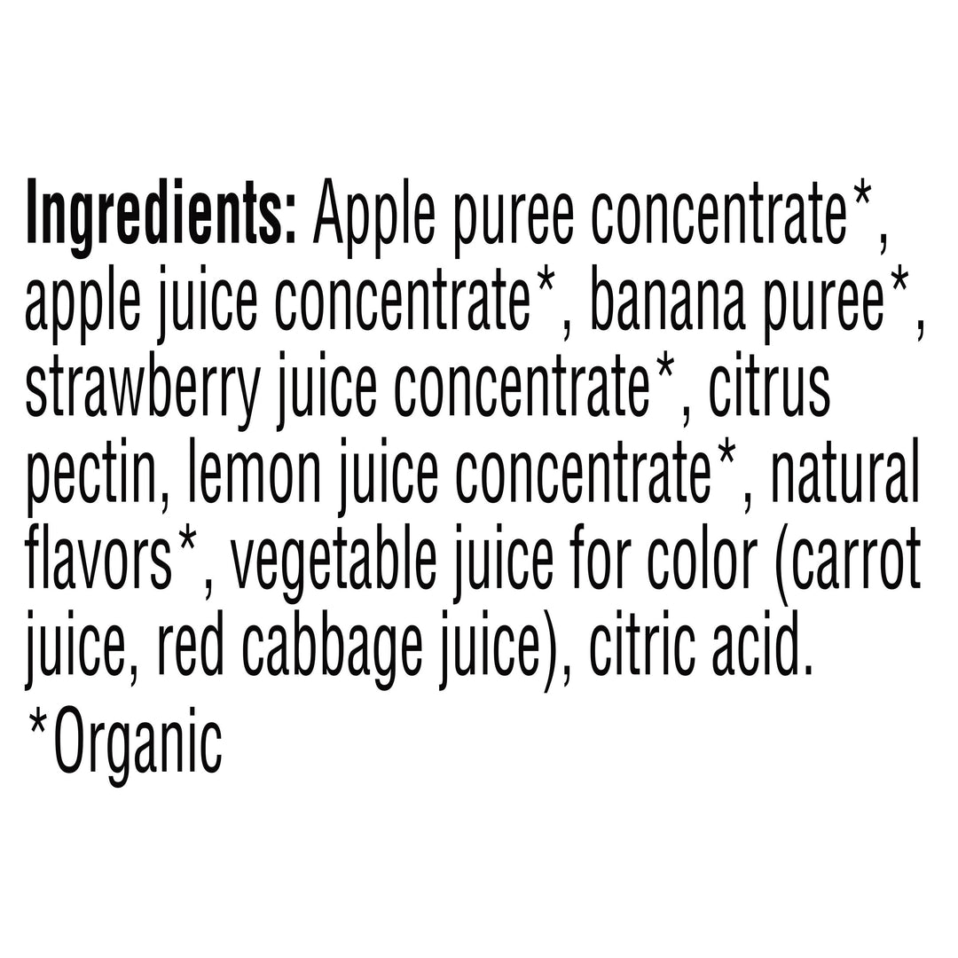 Pure Organic Strawberry Banana Fruit Bar 9/6.2 Oz [UNFI #28302]