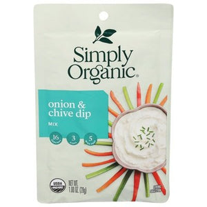 Simply Organic Onion & Chive Dip Mix 12/1 Oz [UNFI #18032]