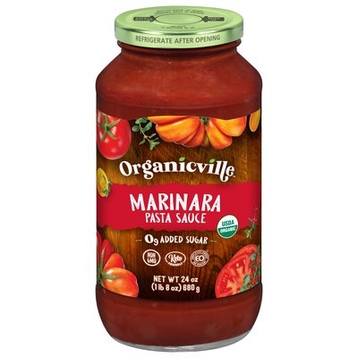 Organicville Pasta Marinara 6/24 Oz [UNFI #71892]