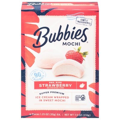 Bubbies Hawaii Strawberry 8/7.5 Oz [UNFI #08366]