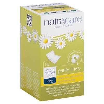 Natracare Panty Liners Long Wrapped 16 Ct [UNFI #45088] T