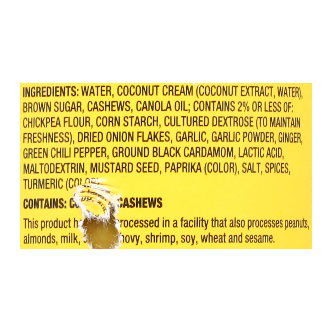 Tasty Bite Coconut Korma 6/13 Oz [UNFI #42676]