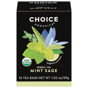 Choice Organics Mint Sage 6/16 Bag [UNFI #01107]