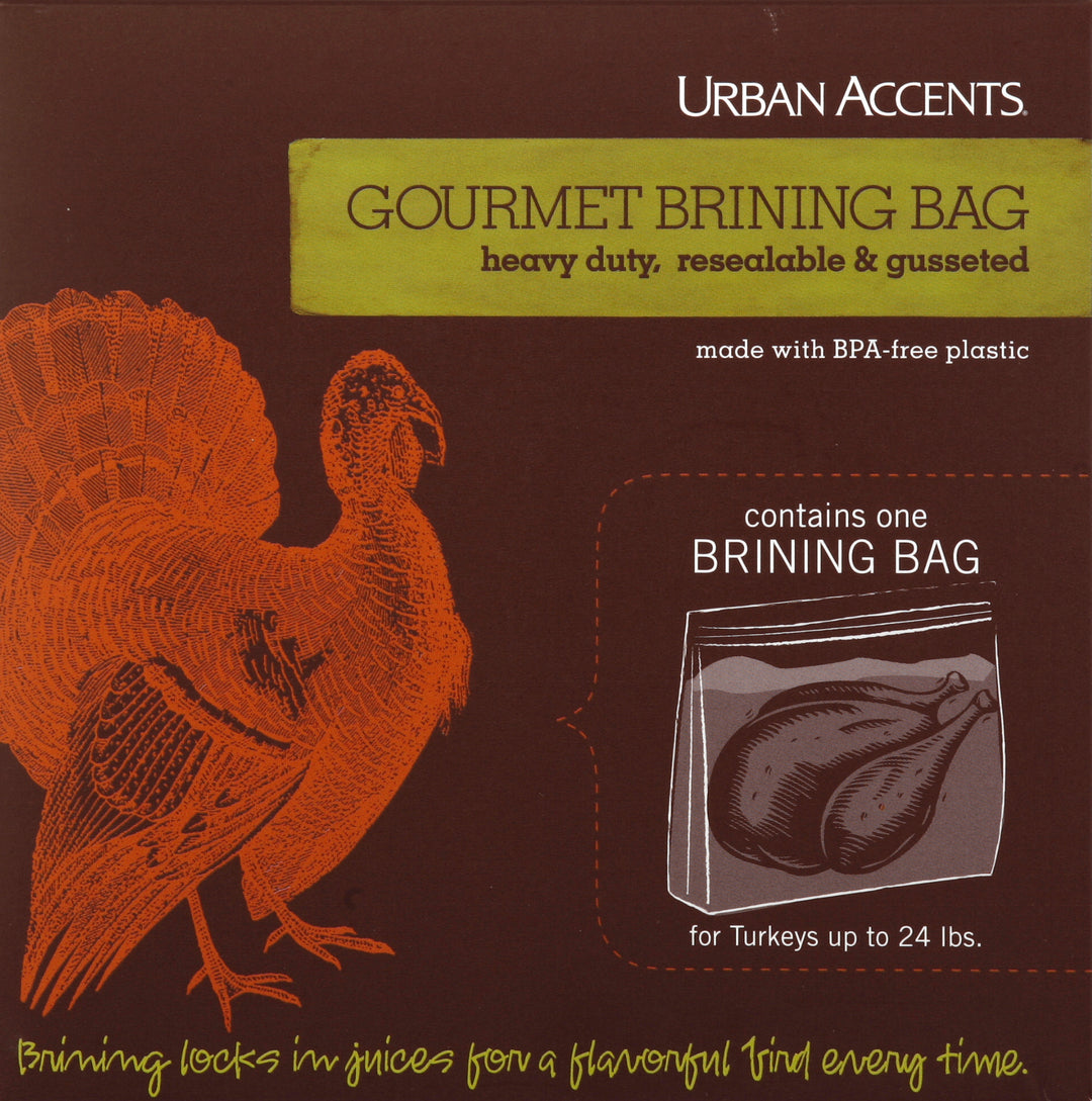 Urban Accents Gourmet Brining Bag 6/3.2 Oz [UNFI #31902] T