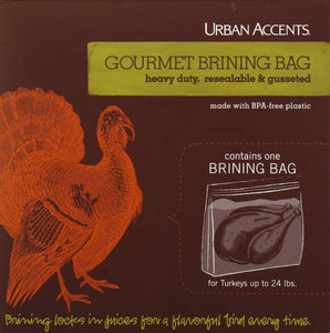 Urban Accents Gourmet Brining Bag 6/3.2 Oz [UNFI #31902] T