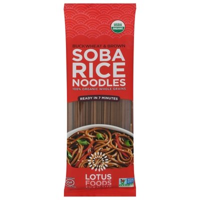 Lotus Foods Buckwheat & Brown Soba Rice 8/8 Oz [UNFI #62137]