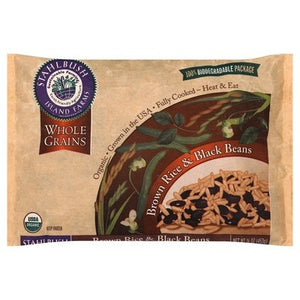 Stahlbush Island Farms Brown Rice & Black Beans 12/16 Oz [UNFI #77162]