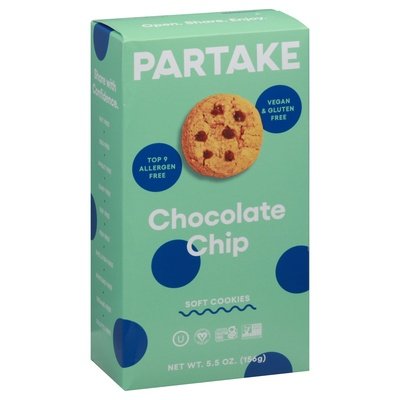 Partake Foods Chocolate Chip 6/5.5 Oz [UNFI #00109]