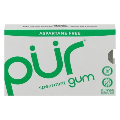 Pur Gum Spearmint Gum 9Pc 12/12.6 G [UNFI #88233]