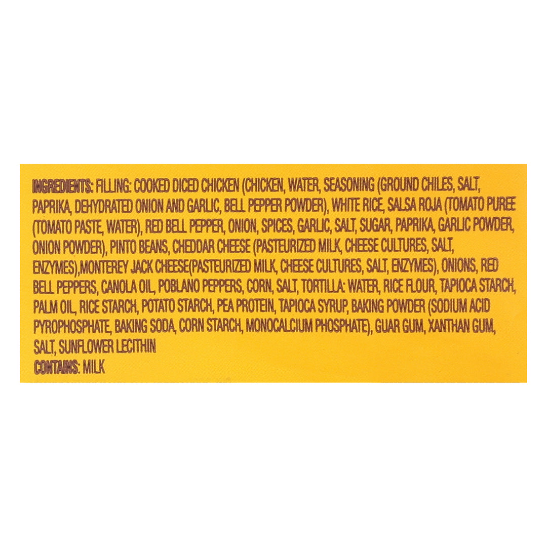 Feel Good Foods Burrito Chicken Bean Cheese 12/5 Oz [UNFI #61169]
