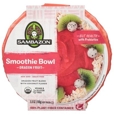 Sambazon Dragon Fruit Smoothie Bowls 8/5.9 Oz [UNFI #01737]