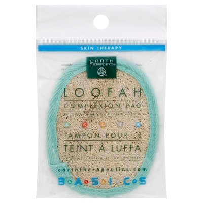 Earth Therapeutics Loofah Terry Complexion Pads 1 Ea [UNFI #86896] T