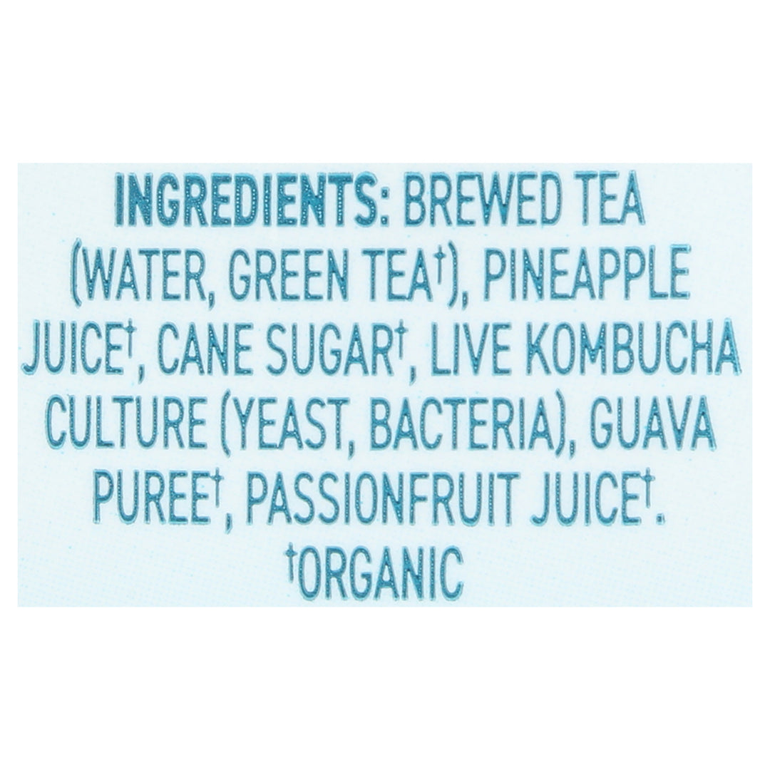 Brew Dr Kombucha Pineapple Paradise 12/14 Oz [UNFI #21381]