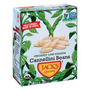 Jacks Quality Low Sodium Cannellini Beans 8/13.4 Oz [UNFI #14533]