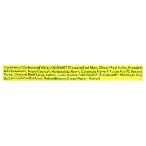 Olipop Banana Cream Soda 12/12 Oz [UNFI #01861] T