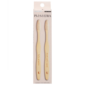 Plus Ultra Toothbrush Bamboo 2 Pack 12/ Ea [UNFI #48661] T