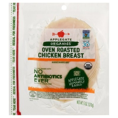 Applegate Farms Oven Roasted Chicken Abf 12/6 Oz [UNFI #15641]